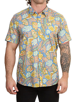 Patagonia Go To Shirt Flourish Abundant Blue