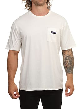 Patagonia Daily Pocket Tee Birch White
