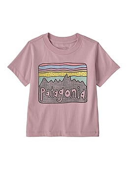 Patagonia Baby Fitz Roy Skies Tee Violet