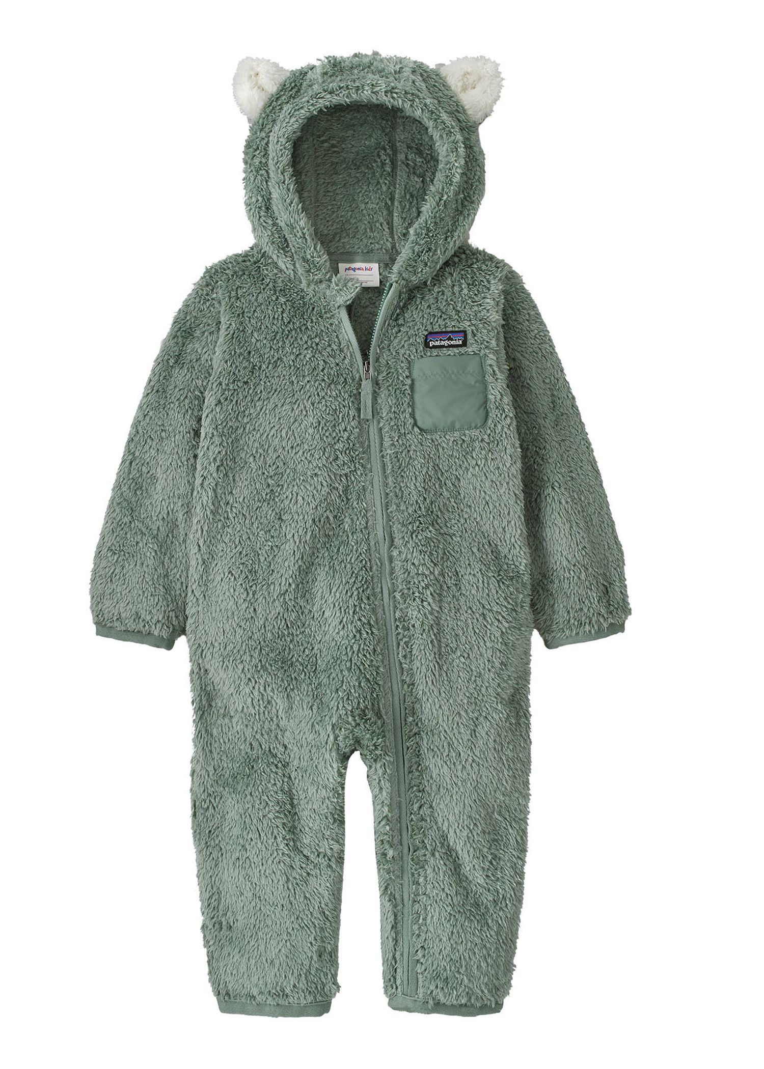 Patagonia Baby Furry Friends Onesie Green