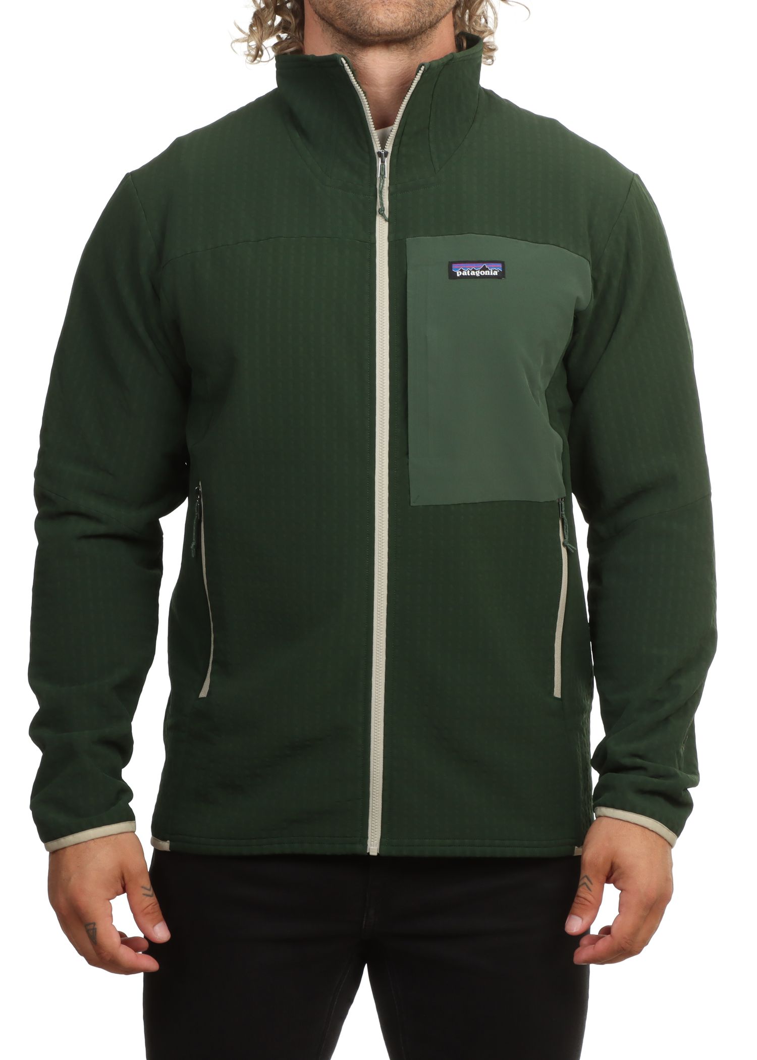 Patagonia R2 Techface Jacket Treeline Green