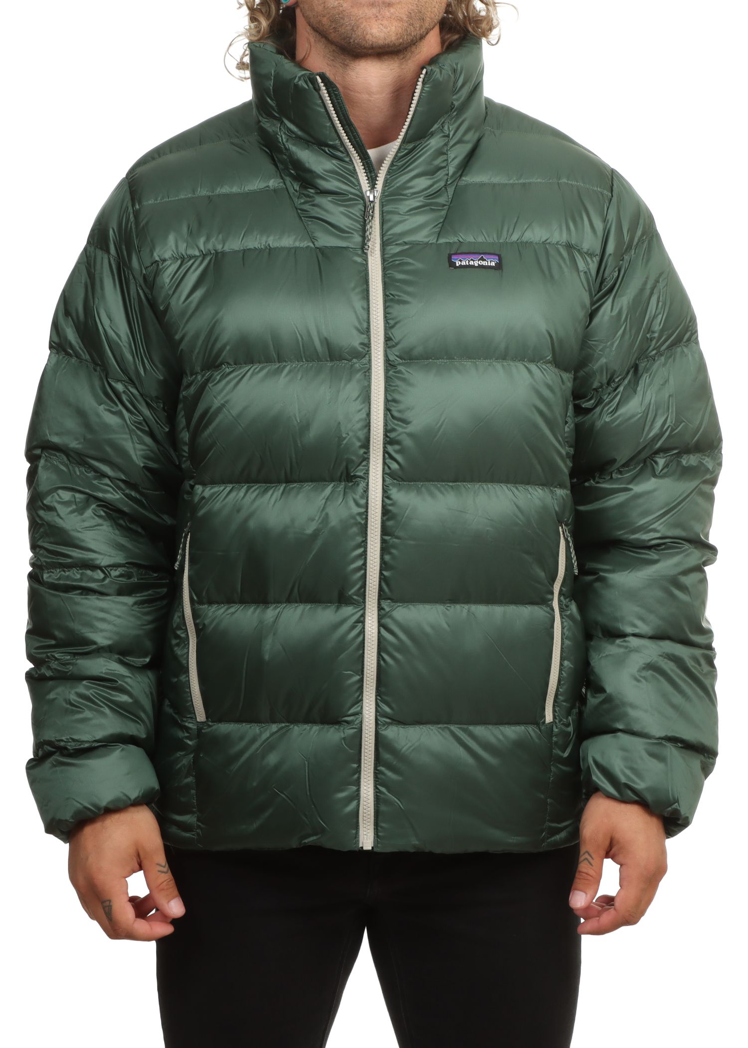 Patagonia Fitz Roy Down Jacket Canopy Green