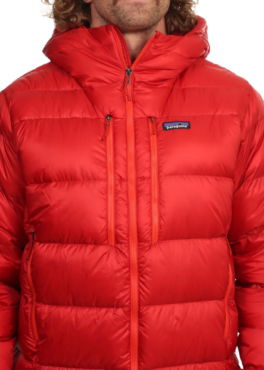 Patagonia Fitz Roy Down Hoodie Amanita Red