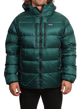 Patagonia Fitz Roy Down Hoodie Cascade Green