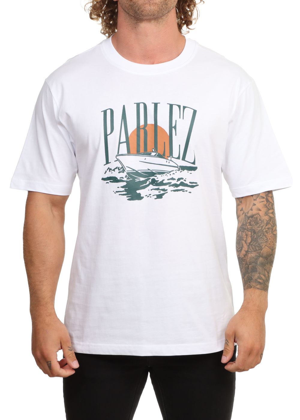 Parlez Vehi Tee White