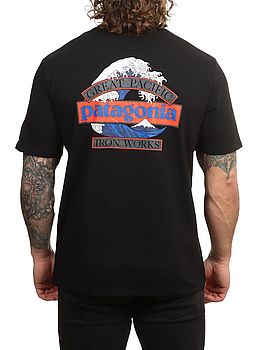 Patagonia Great Waves ResponsibiliTee Black