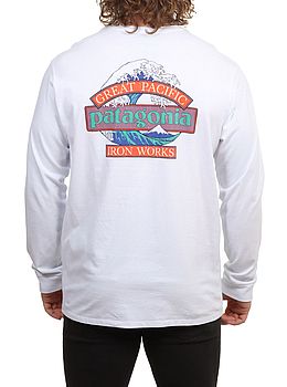 Patagonia Great Waves Long Sleeve White