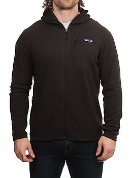 Patagonia R1 Air Zip Hooded Fleece Black