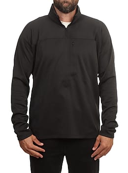 Patagonia R1 Ultralight Half Zip Fleece Black