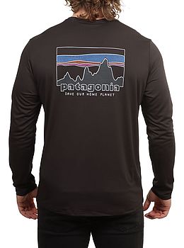 Patagonia Cap Cool 73 Skyline Long Sleeve Black