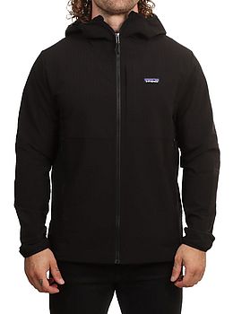 Patagonia R1 Techface Zip Hoodie Black