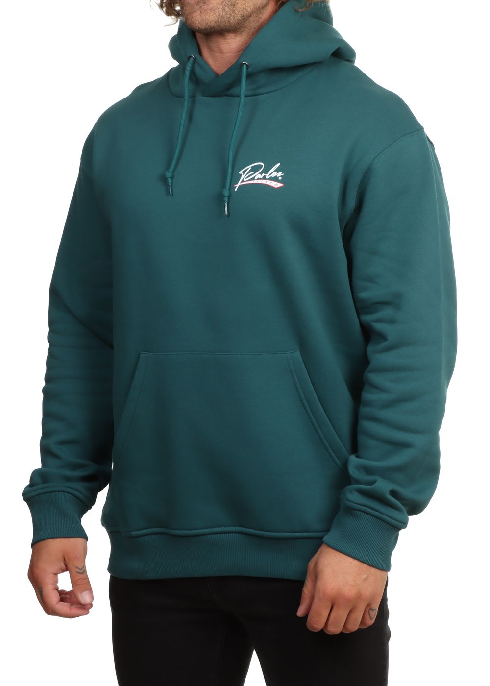 Parlez Chisel Hoodie Petrol