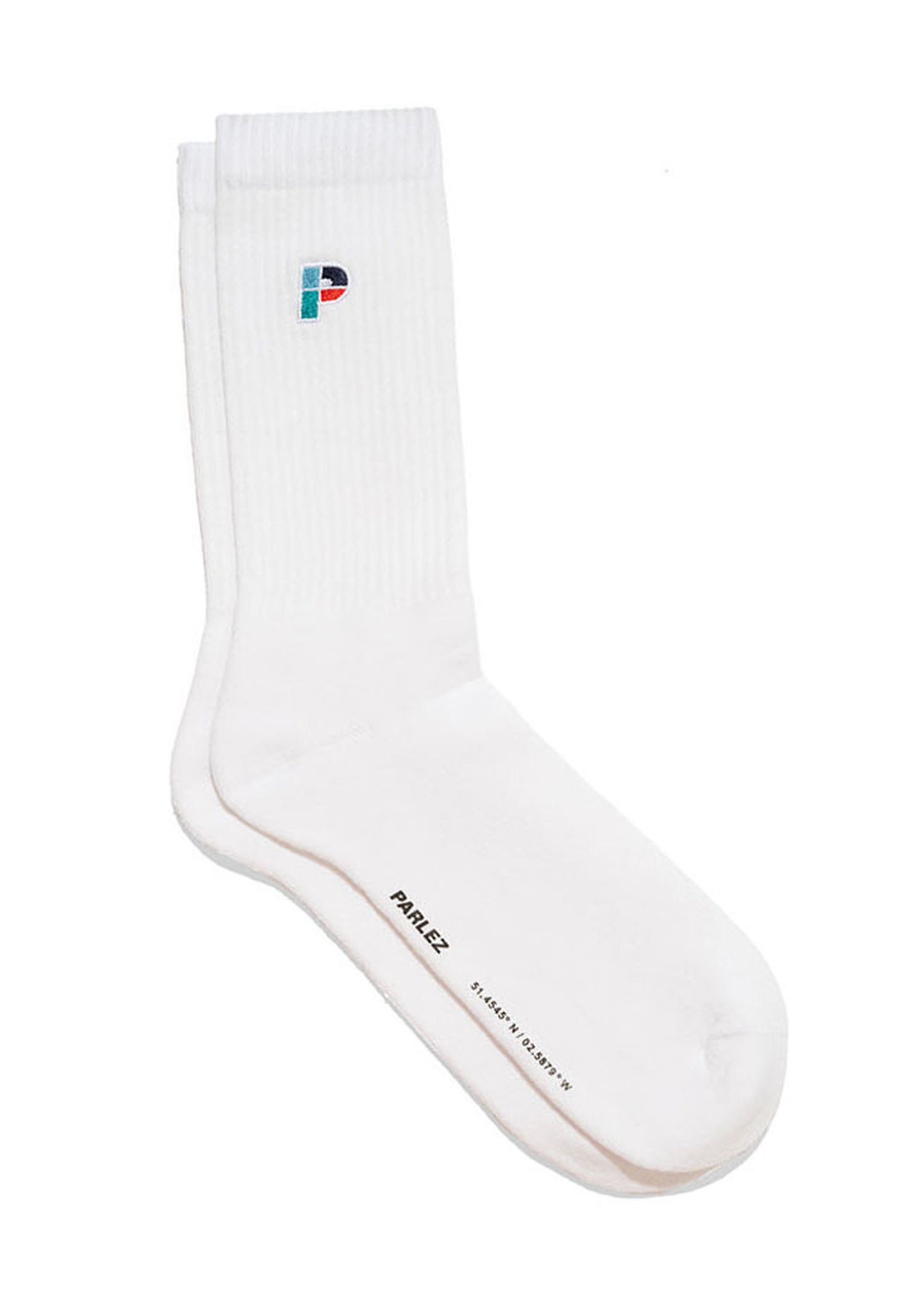 Parlez Lewis Socks White