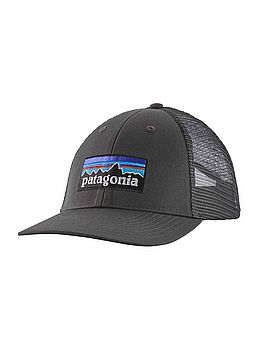 Patagonia P6 Logo LoPro Trucker Cap Forge Grey