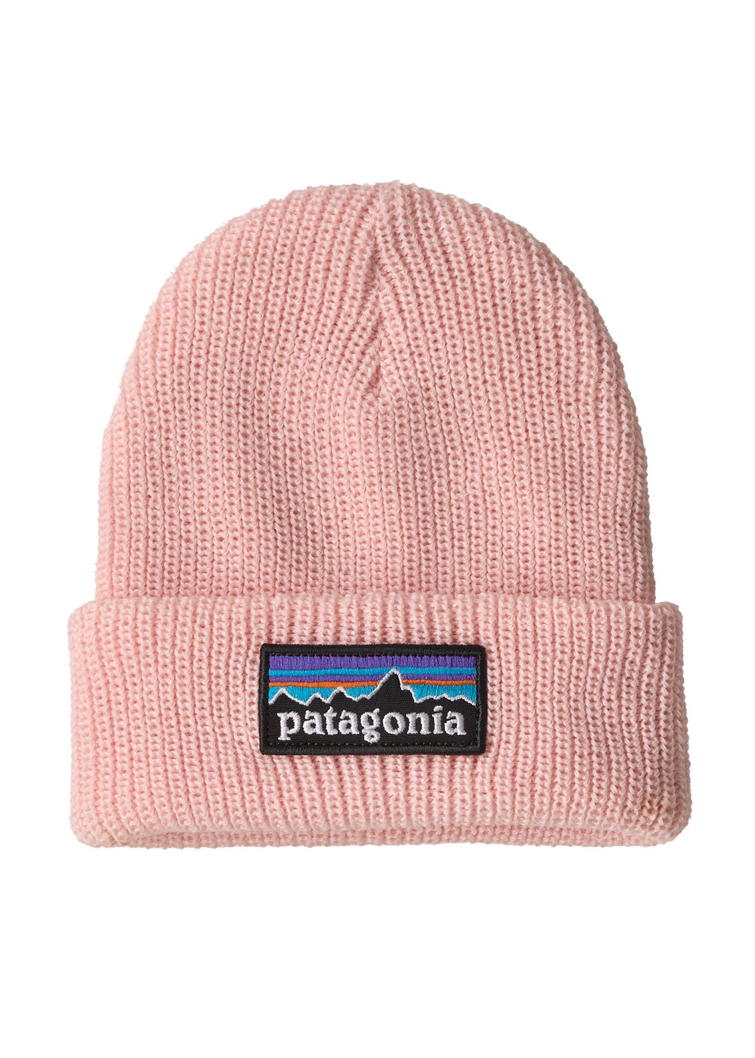 Patagonia Baby Logo Beanie P6 Logo Sunlit Pink