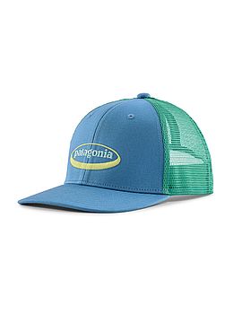 Patagonia Kids Trucker Cap 95 Oval Logo Shore Blue