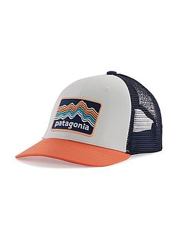 Patagonia Kids Ridge Rise Stripe Trucker Cap Coral