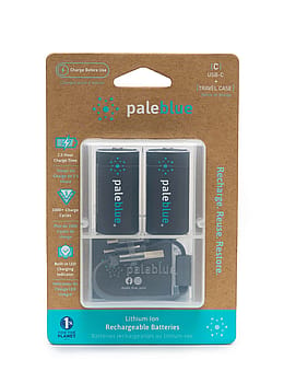 Pale Blue C USB-C Rechargeable Batteries 2 Pack