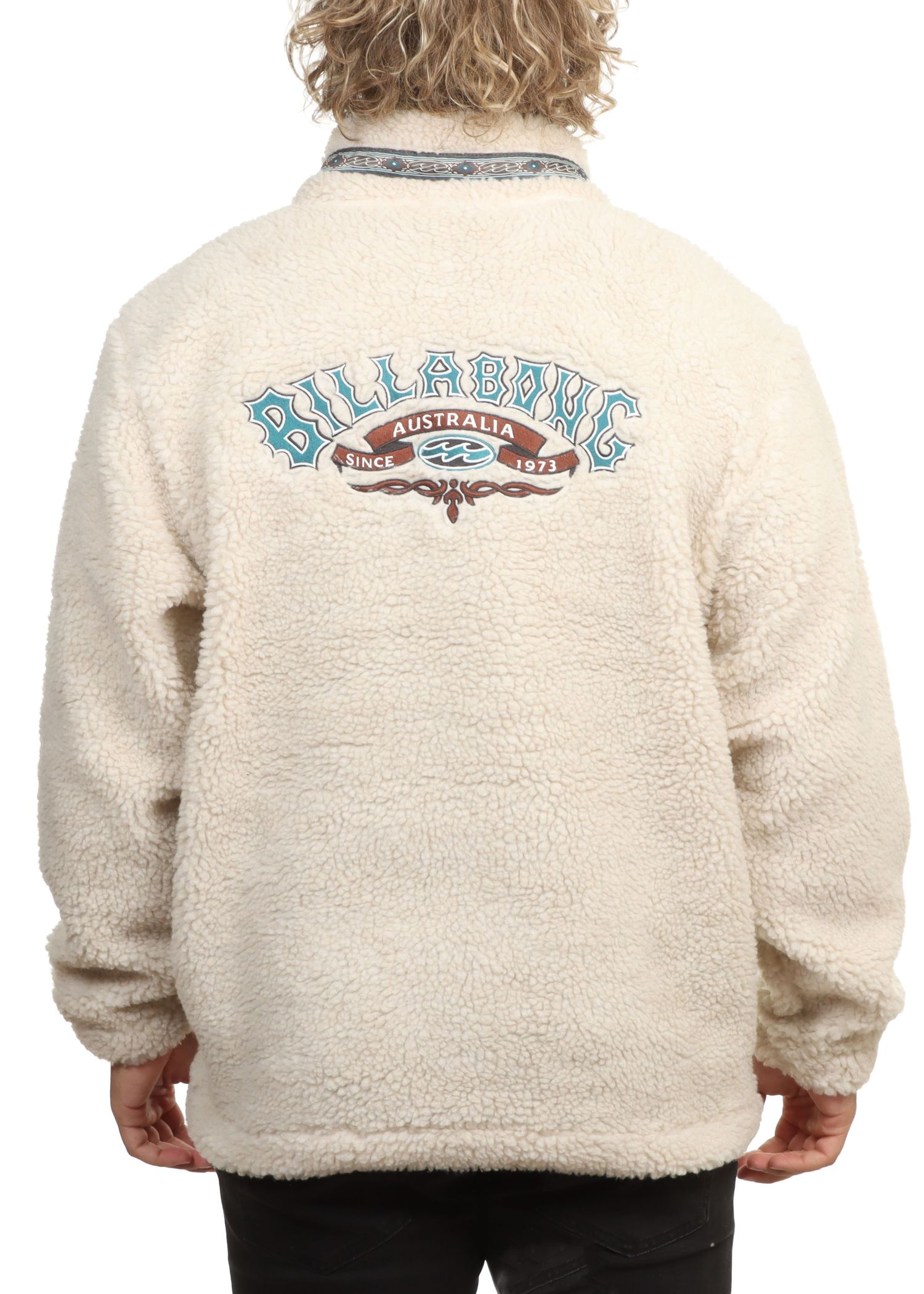 Billabong Tombstone Half Zip Fleece Oatmeal