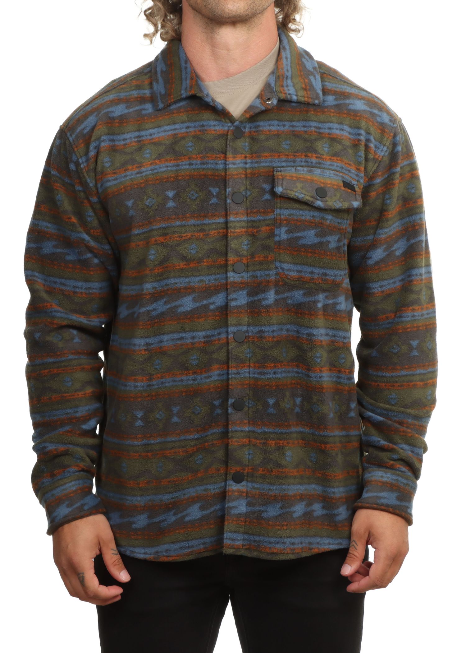 Billabong Furnace Polar Overshirt Raven
