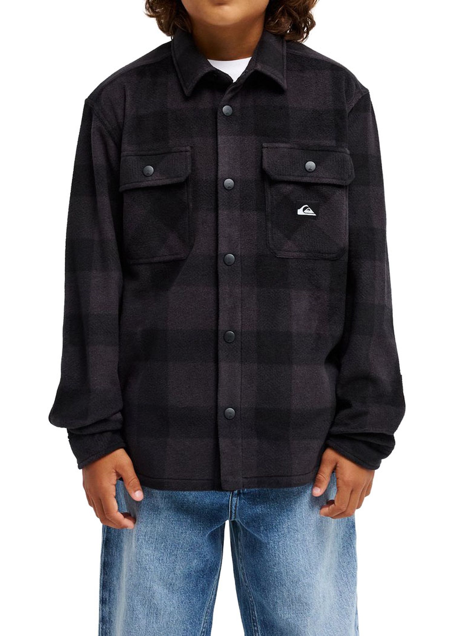 Quiksilver Boys Venture Polar Shirt Black