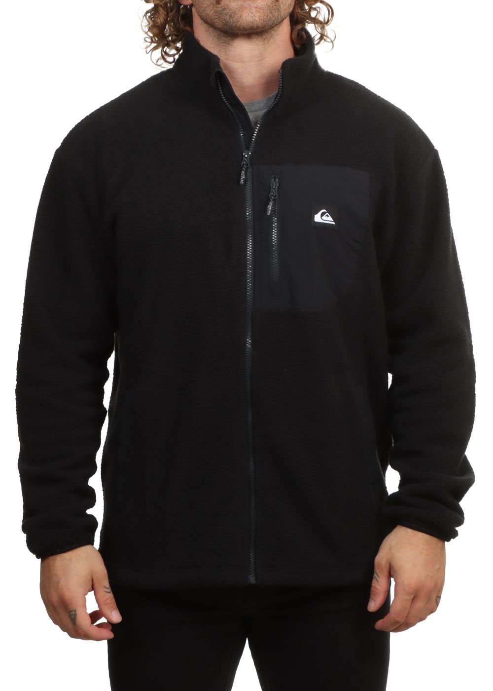 Quiksilver Clean Coast Zip Fleece Black