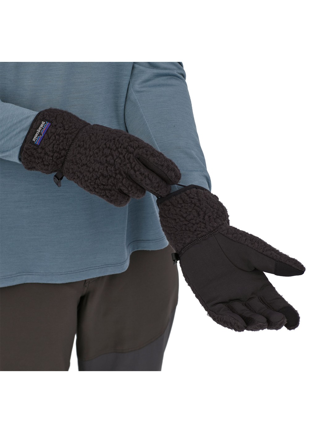 Patagonia Retro Pile Gloves Black