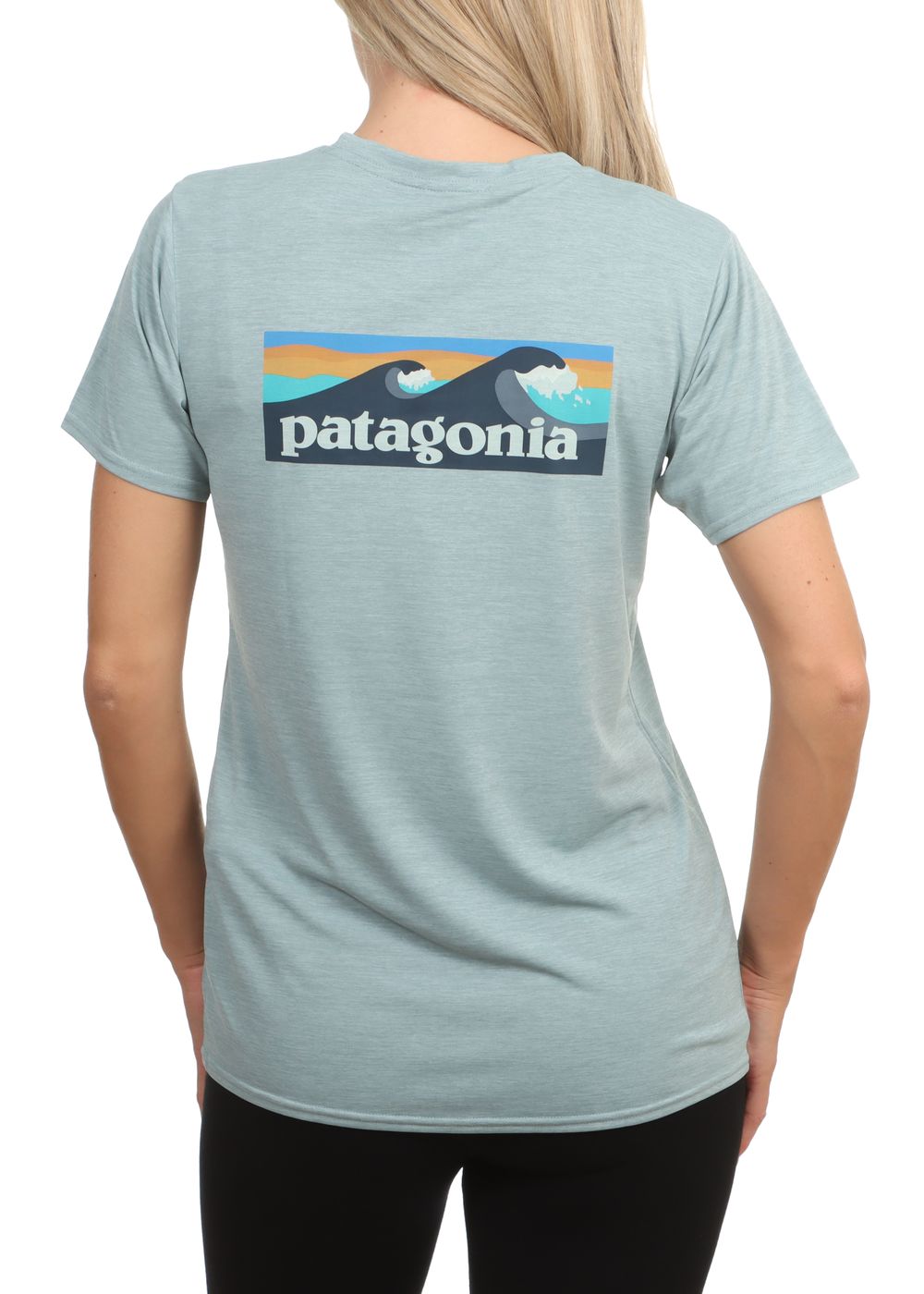 Patagonia Cap Cool Graphic Tee Thermal Blue