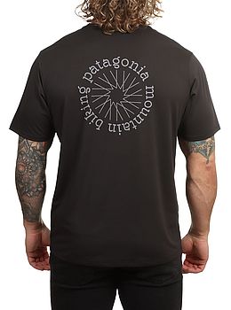 Patagonia Cap Cool Spoke Stencil Tee Black