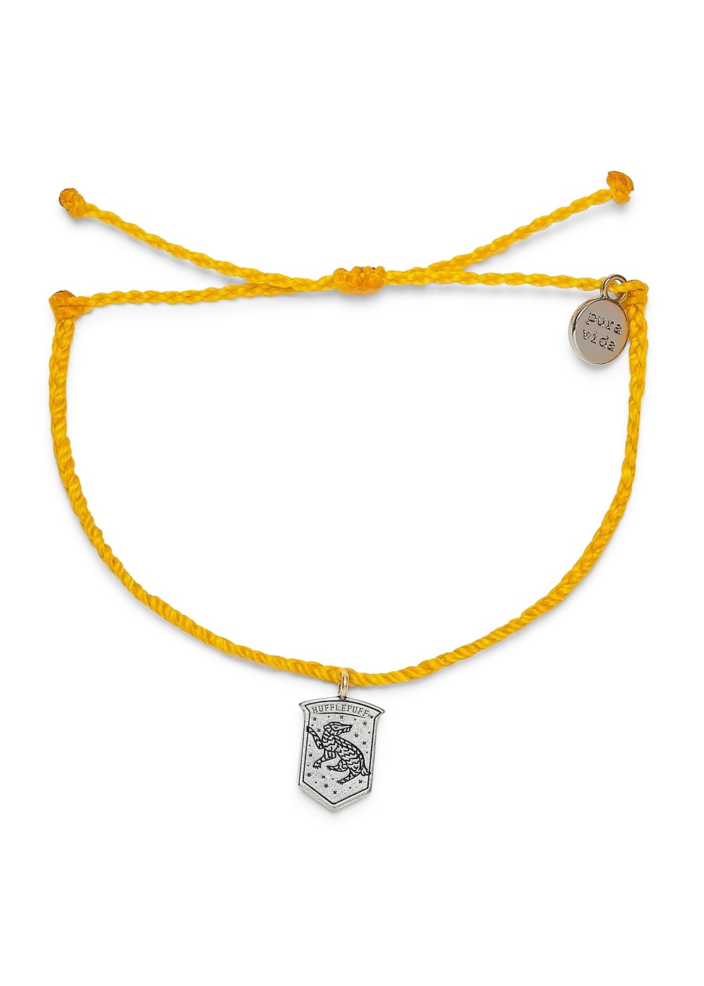 Pura Vida Hufflepuff Charm Bracelet Yellow