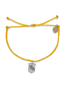 Pura Vida Hufflepuff Charm Bracelet Yellow