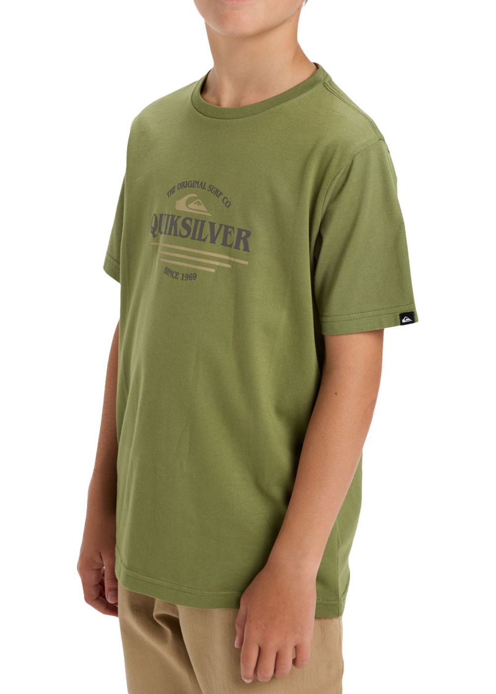 Quiksilver Boys Type Line Tee Loden Green
