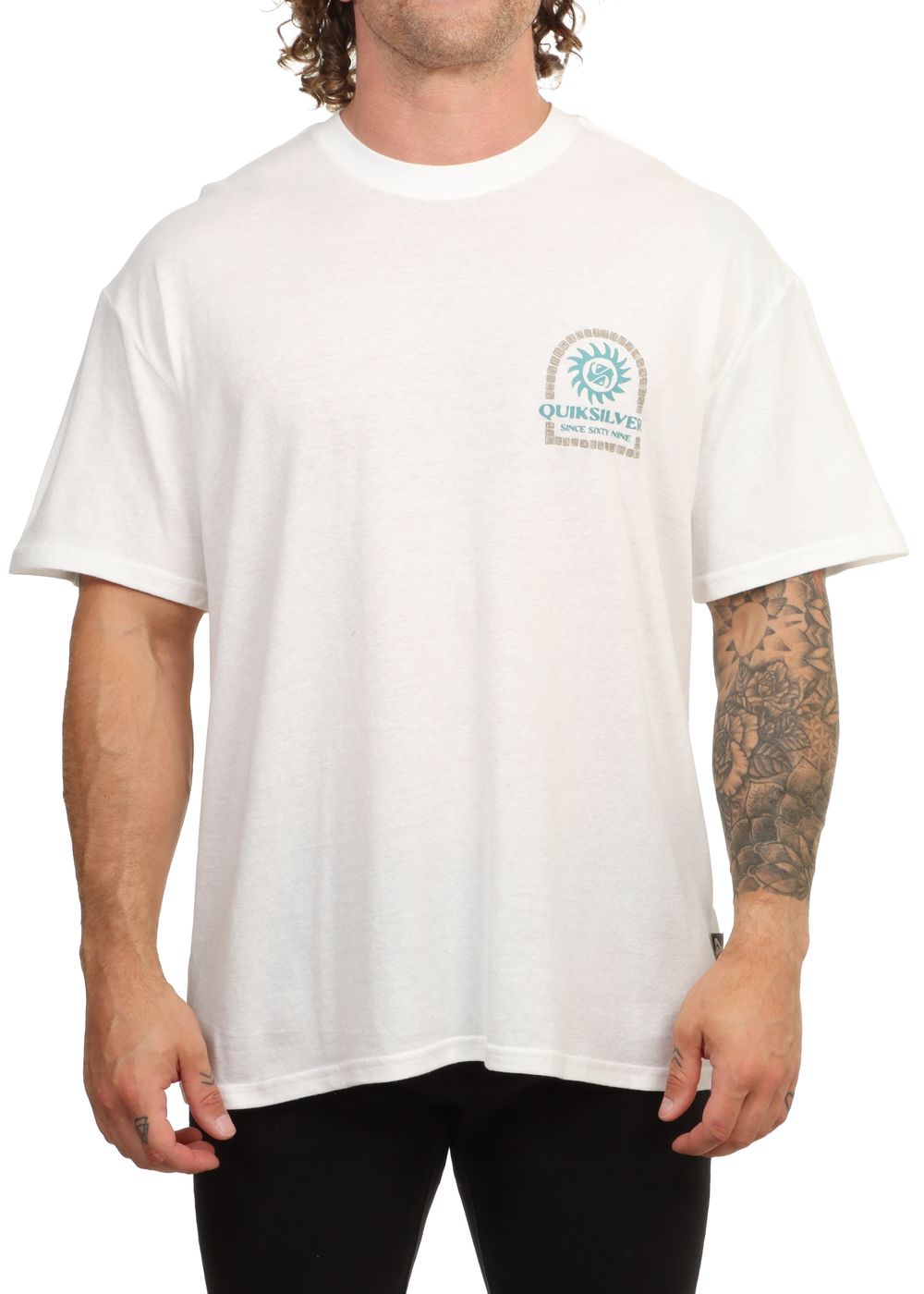 Quiksilver Cl Sun Power Tee Snow White
