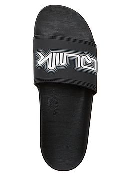 Quiksilver Rivi Wordmark Slide Sandal Black 1