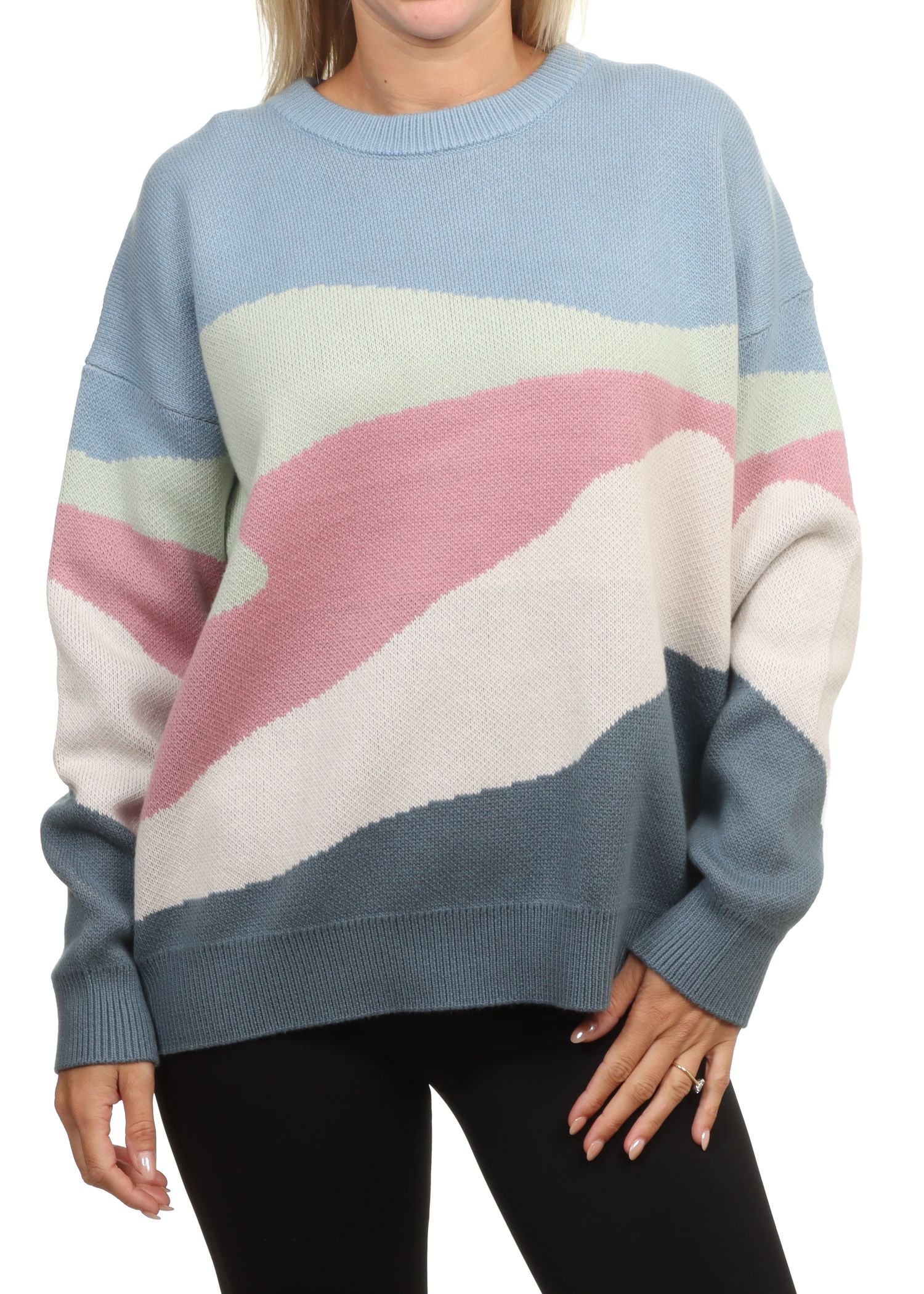 Passenger Scenic Knitted Sweater Stormy Blue