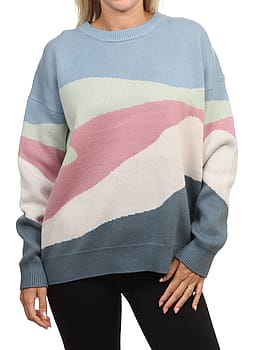 Passenger Scenic Knitted Sweater Stormy Blue