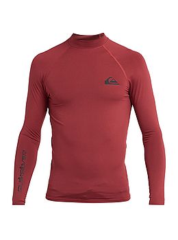 Quiksilver Everyday UPF50 Longsleeve Rashvest Russet Brown