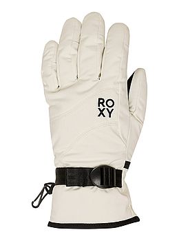 Roxy Jetty Solid Snow Gloves Whisper White