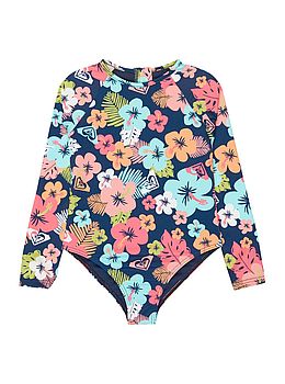 Roxy Little Girls Morning Flower Surfsuit Indigo
