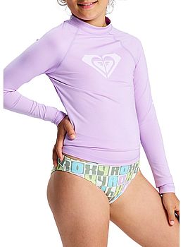 Roxy Girl Whole Hearted L/S Rashvest Crocus