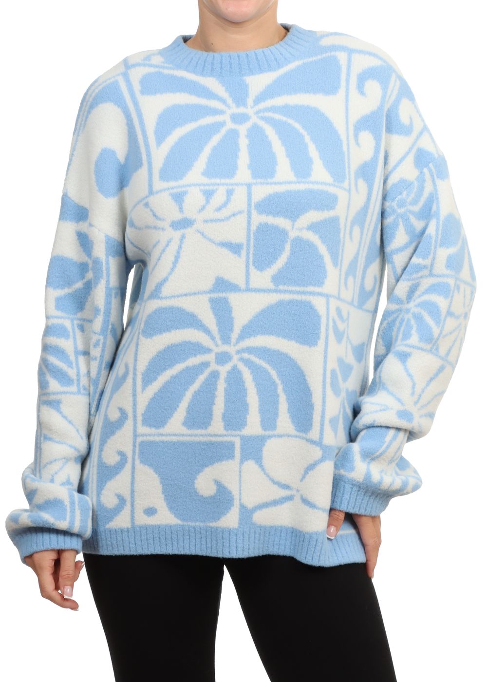 Ripcurl AOTS TY Williams Jacquard Sweater Blue