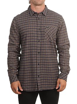 Ripcurl Classic Surf Checked In Shirt Purple