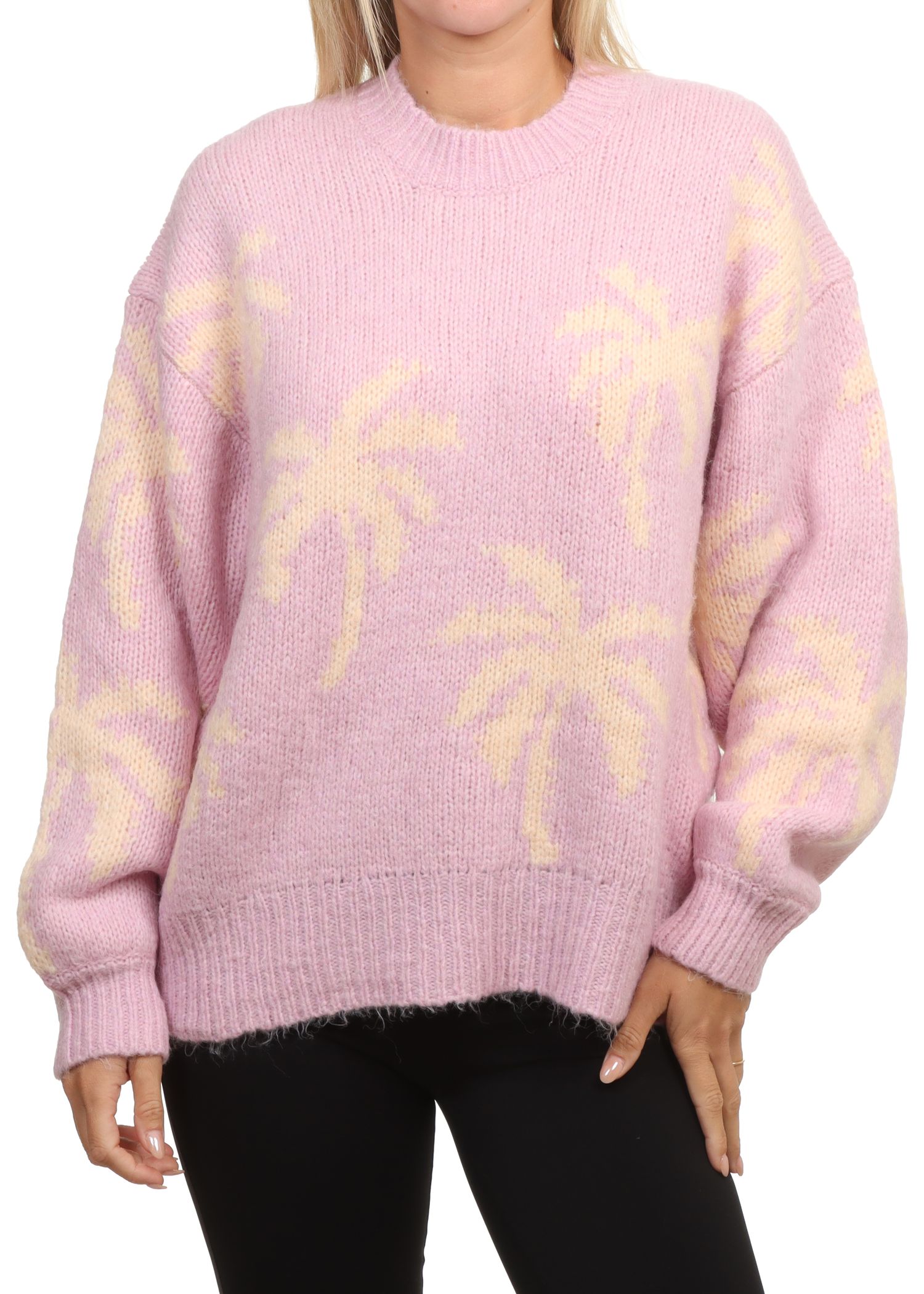 Ripcurl Retro Swell Palm Sweater Lilac