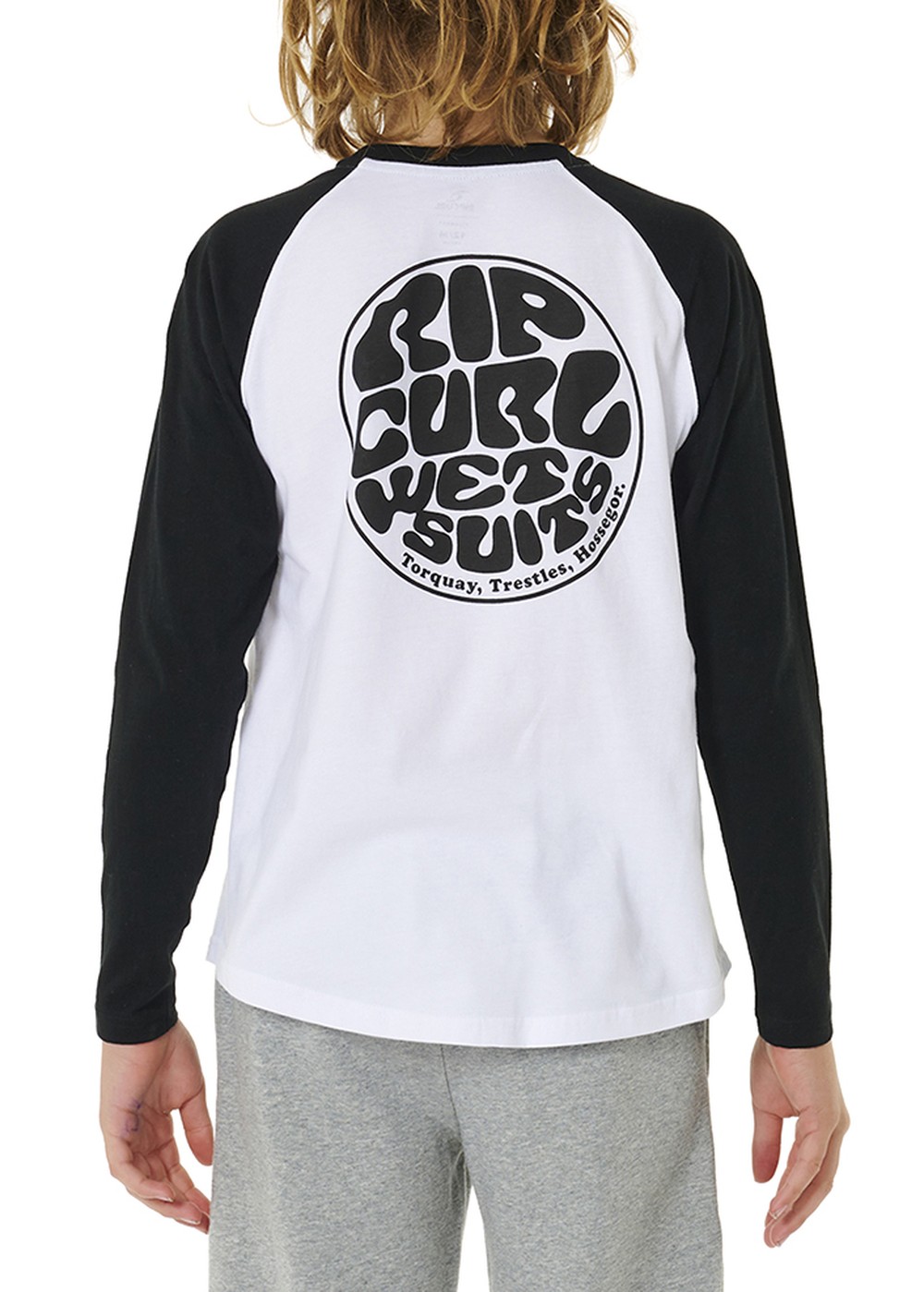 Ripcurl Boys Wettie Icon Long Sleeve White