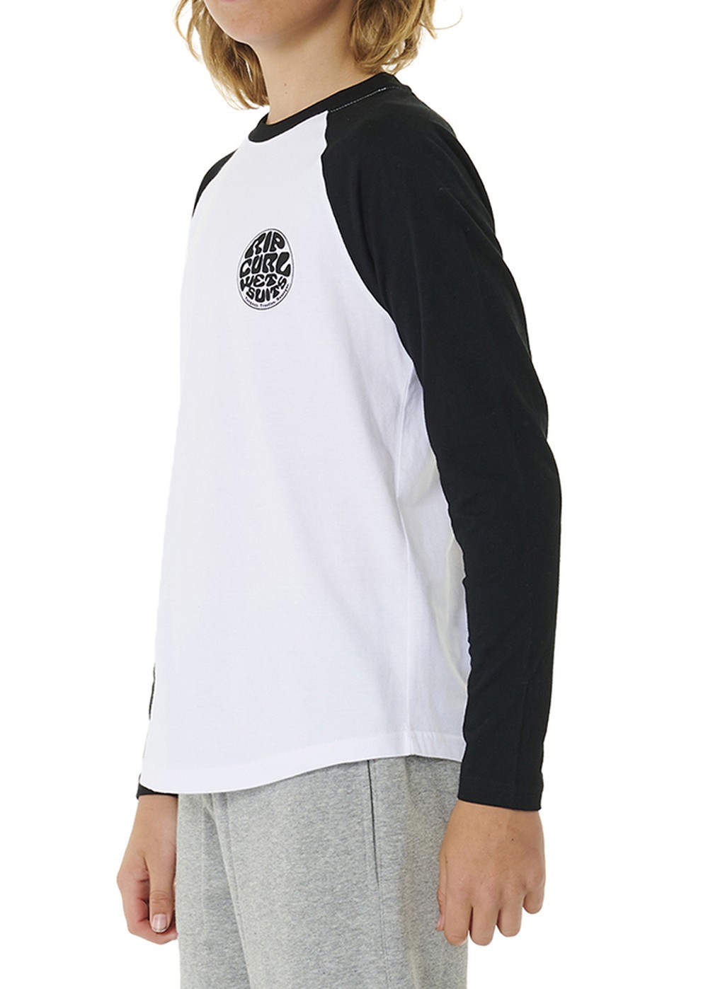 Ripcurl Boys Wettie Icon Long Sleeve White