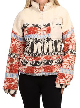 Ripcurl Oceanic Zip Polar Fleece Beige