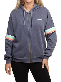 Ripcurl Surf Revival Zip Hoodie Blue