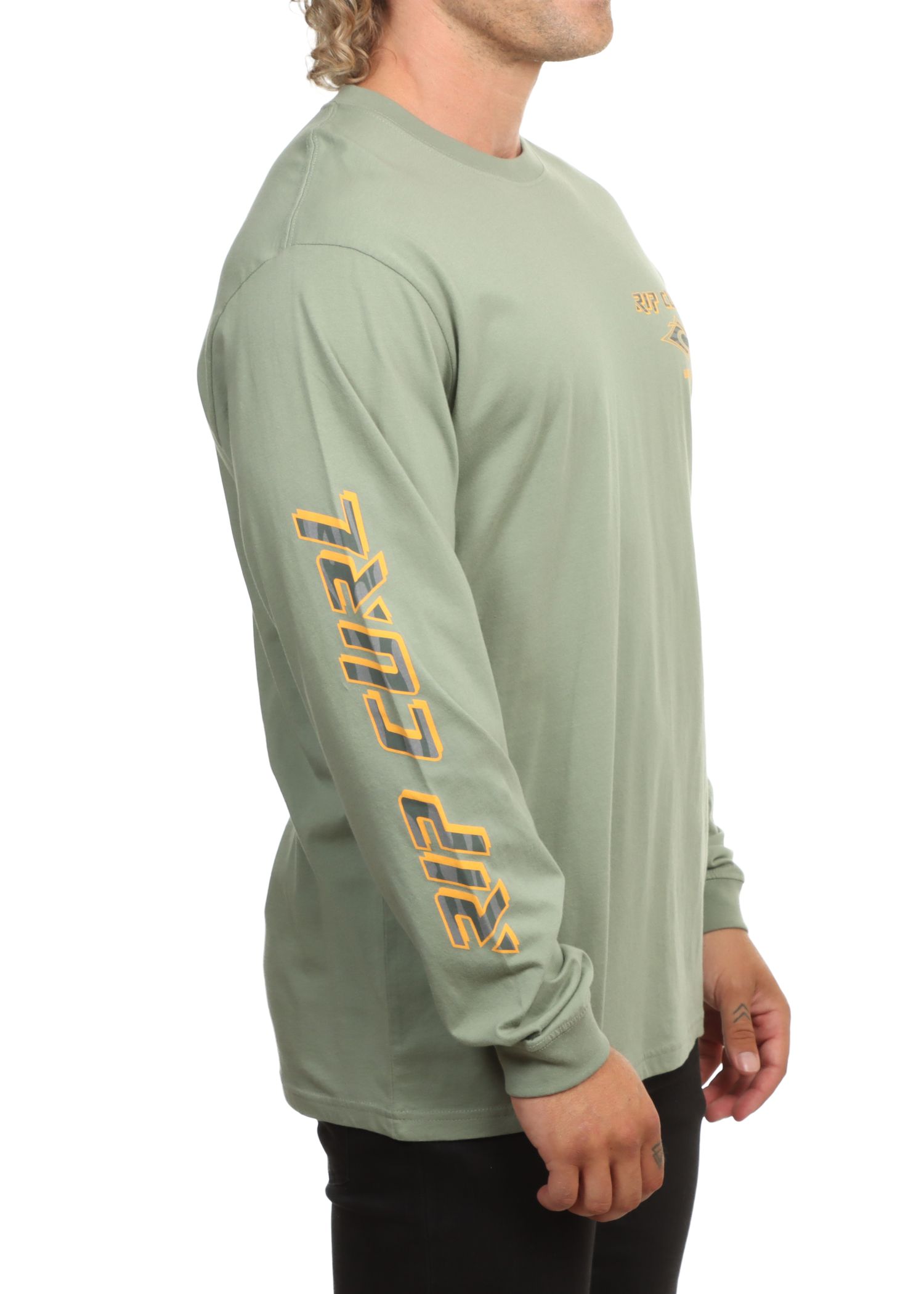 Ripcurl Fade Out Icon Long Sleeve Sage