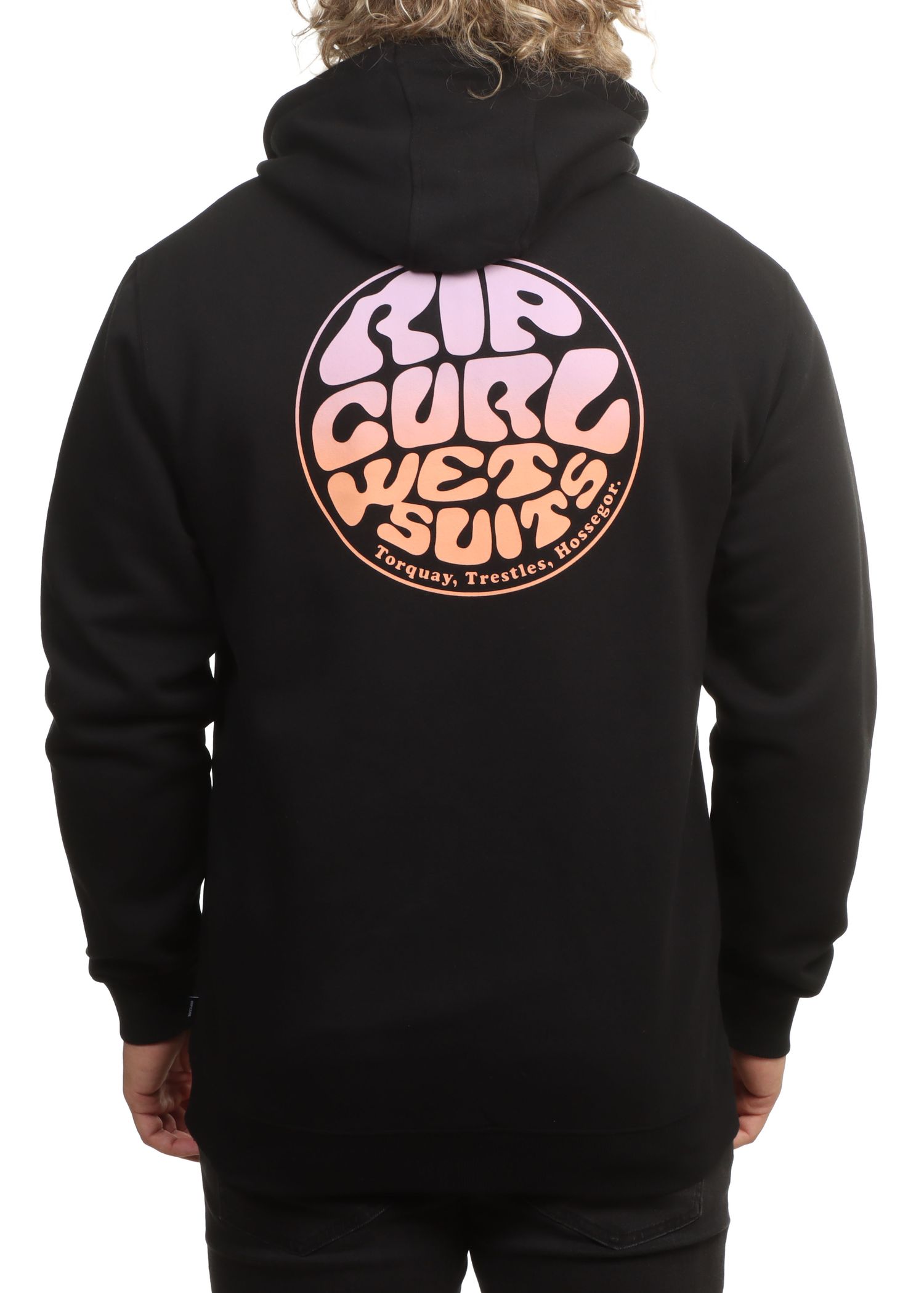 Ripcurl Wettie Passage Icon Zip Hoodie Black