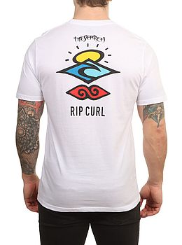 Ripcurl Search Icon Tee White